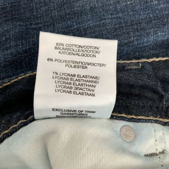 Silver Jeans Co Distressed Suki Straight Leg Blue 29 - Picture 8 of 8